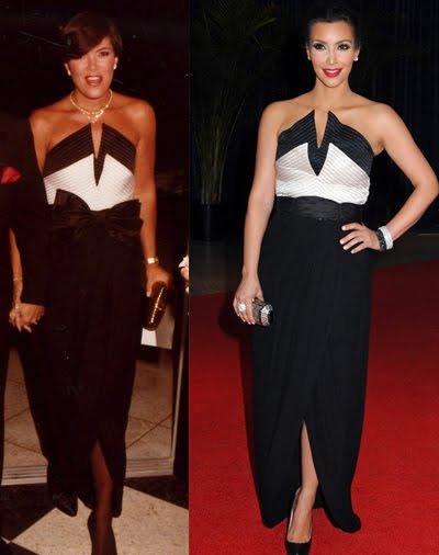 Kim Kardashian in vintage Valentino Kim Kardashian in vintage Valentino